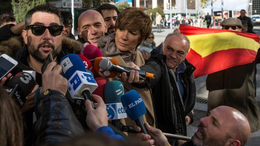 Dani Mateo, en su vista a los juzgados.