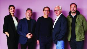 El equipo de ADMO, con Albert Adrià y Alain Ducasse en el medio.