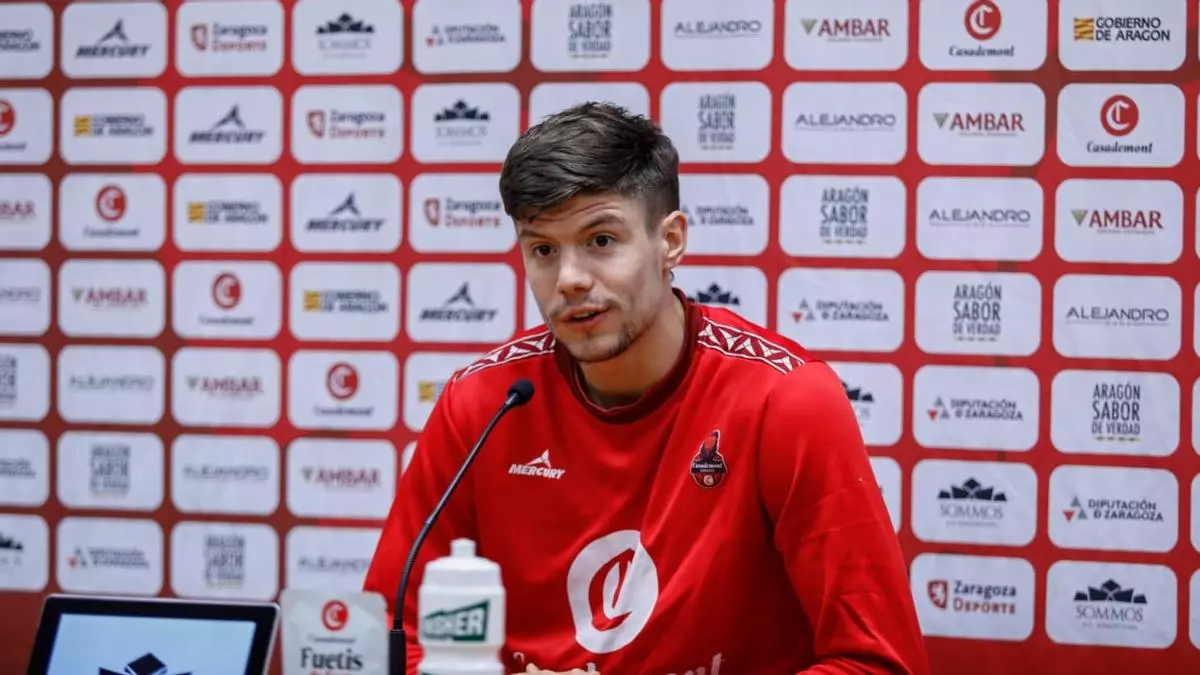 Joaquín Rodríguez, jugador del Casademont Zaragoza: "Nadie se esperaba lo que pasó con Joan Plaza, pero el club está buscando que demos un paso adelante"