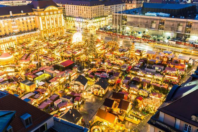 La navidad llena las calles de esta ciudad alemana.