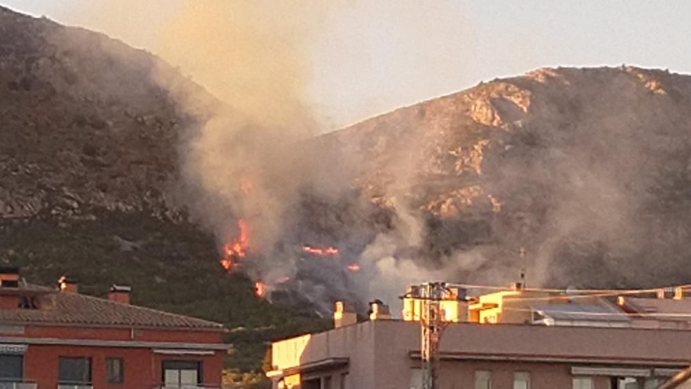 Incendi al Montgrí.