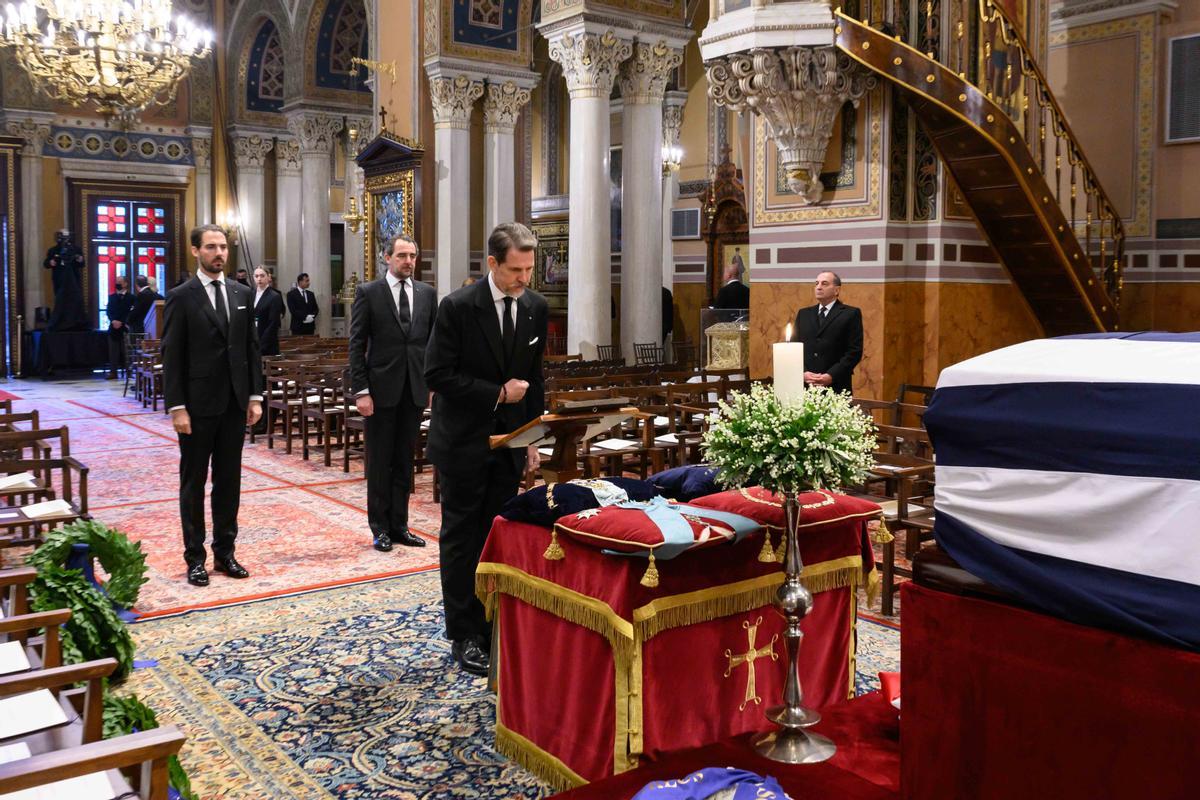 Funeral del rey Constantino de Grecia en Atenas