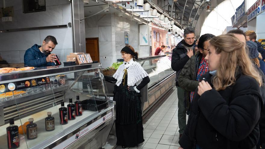 GALERÍA | Las imágenes de la ruta teatralizada en el Mercado de Abastos de Zamora