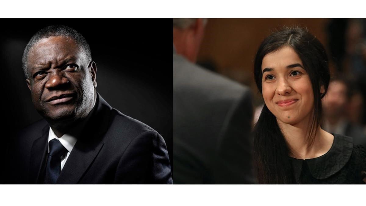 Denis Mukwege y Nadia Murad,