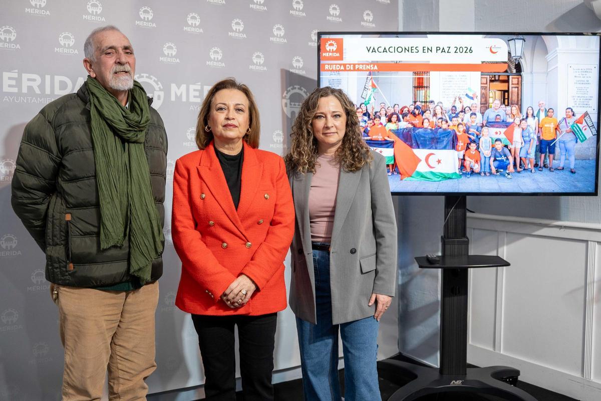 Presentación del programa 'Vacaciones en Paz' 2026, ayer.