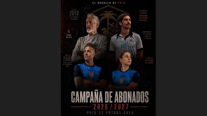 El Poio Pescamar recurre a referentes del municipio en su campaña de socios