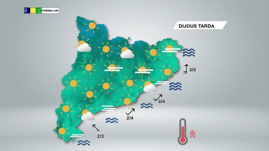 Sol, cel serè i màximes de 23ºC a Manresa