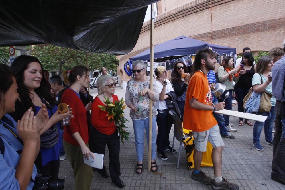 Acaba l''acampada a favor dels refugiats a Girona