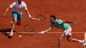 Zeballos y Granollers, en Roland Garros.