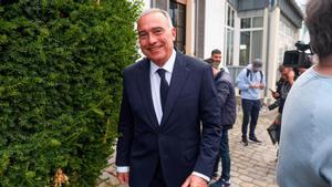 Rafa Yuste, a su llegada a la Casa Seat para celebrar la comida ante el Mallorca
