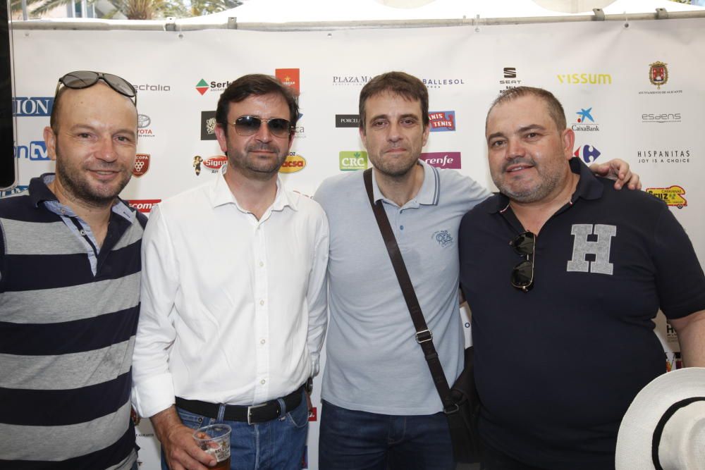 Alejandro Fernández, periodista; el alcalde de El Castell de Guadalest, Enrique Ponsoda; Pere Rostoll, jefe de Política de INFORMACIÓN; y Rafael Vives, portavoz de Cs en Daya Vieja.