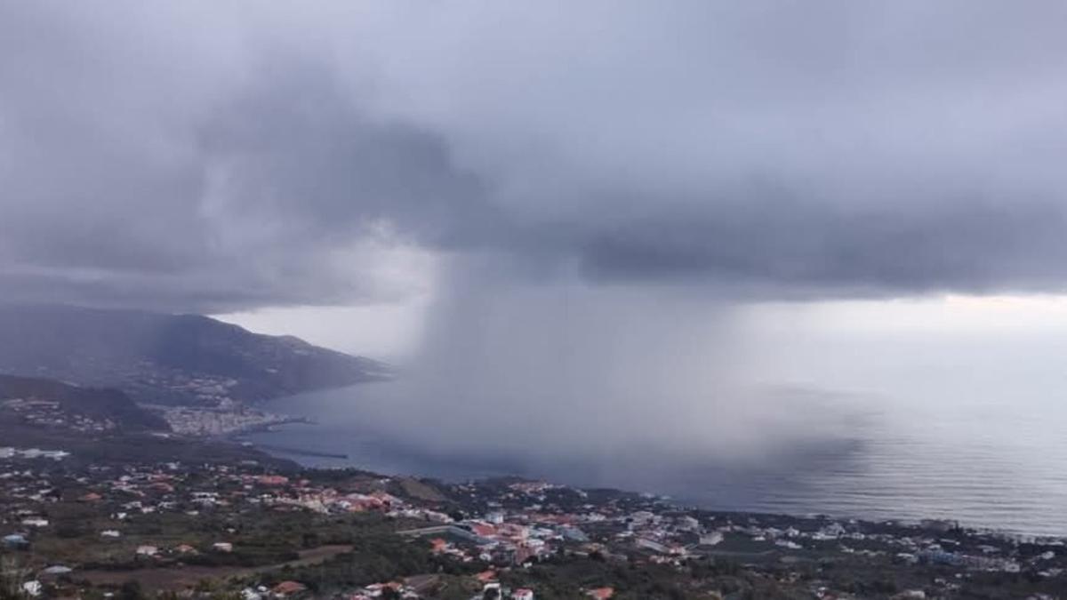 Lluvias este fin de semana en La Palma