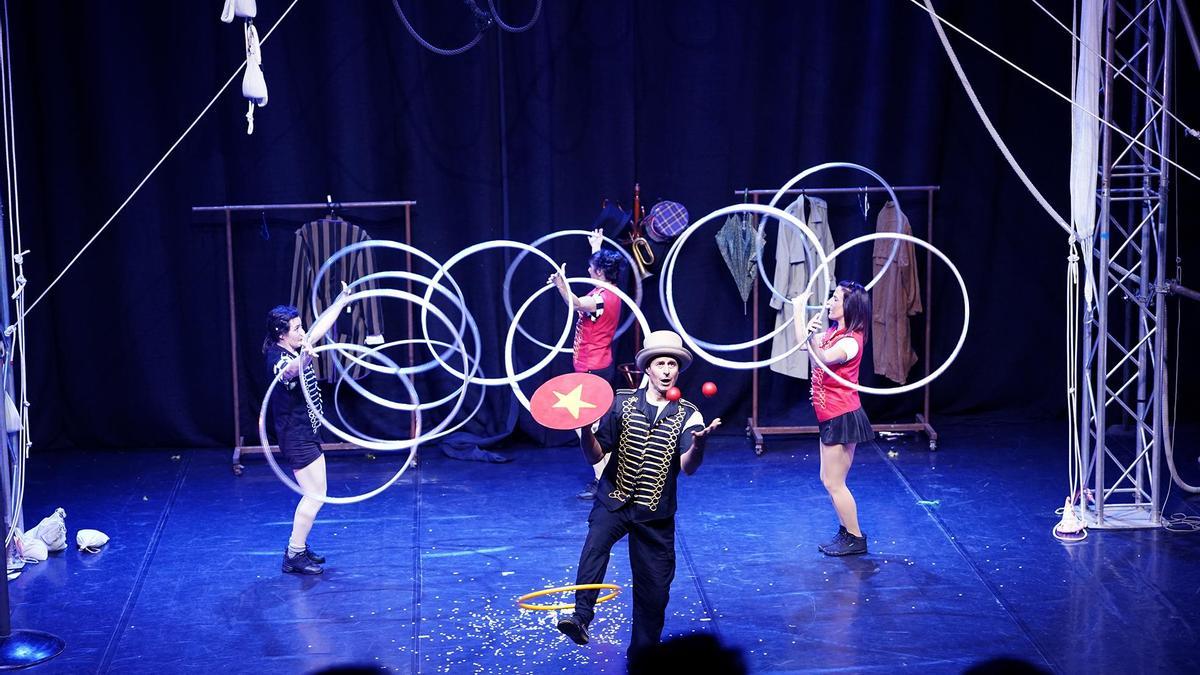 Espectáculo 'La Premiére', que se representa este sábado en el teatro López de Ayala de Badajoz.