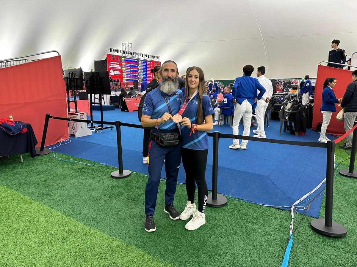 Este bronce universal es el logro más relevante de la carrera deportiva de Violeta Díaz.