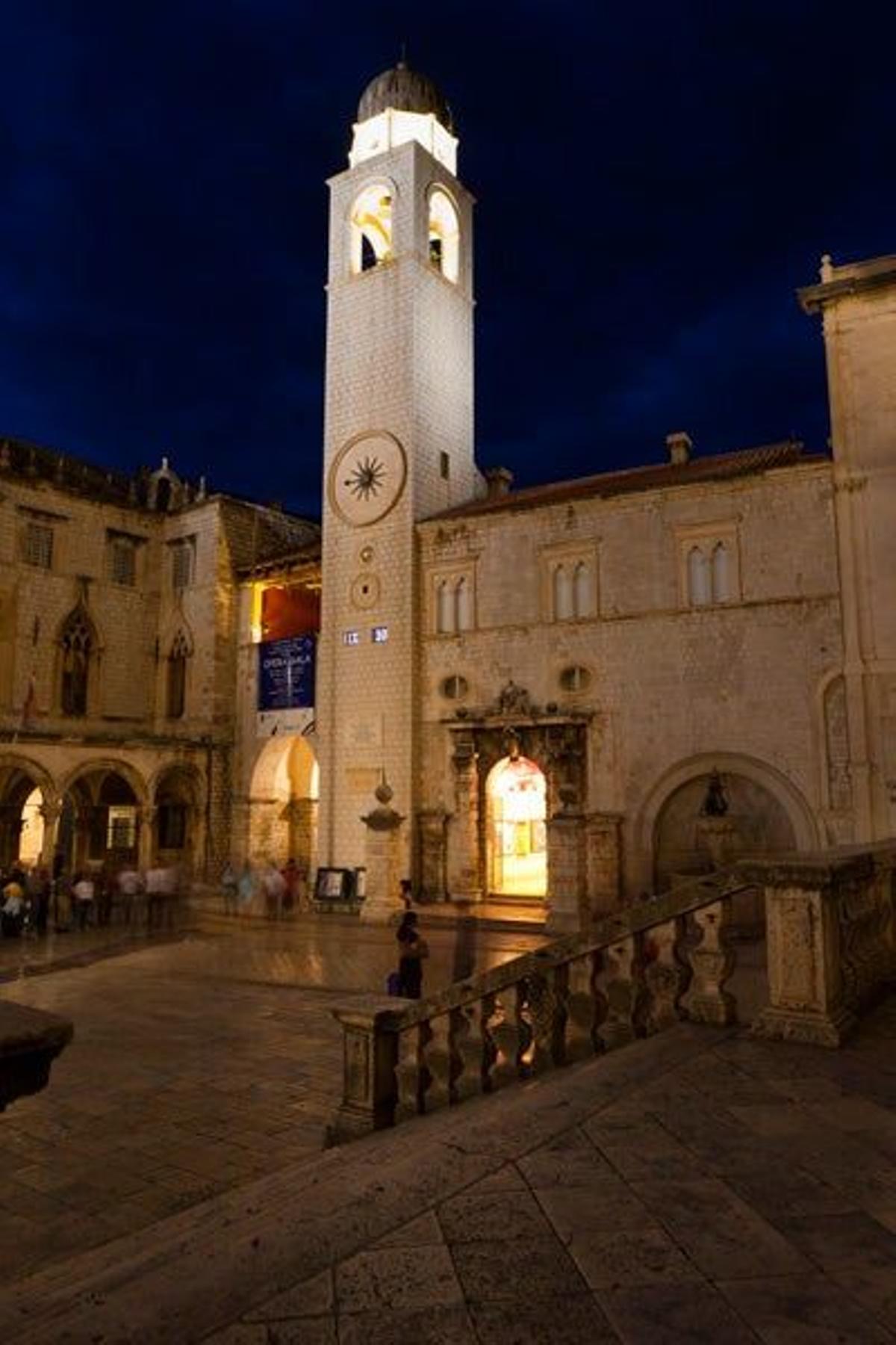 Torre del Reloj de Dubrovnik.