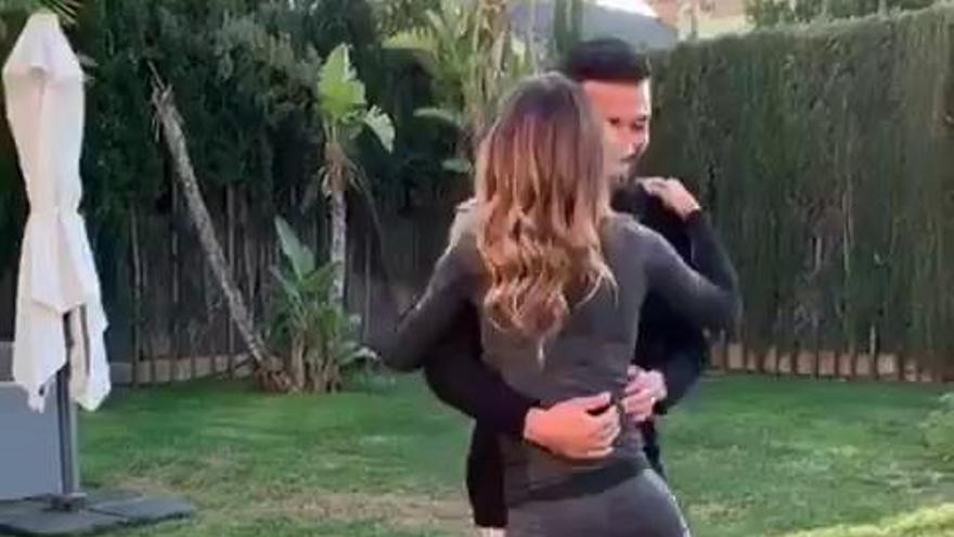 El baile sensual de Tamara Gorro y Ezequiel Garay