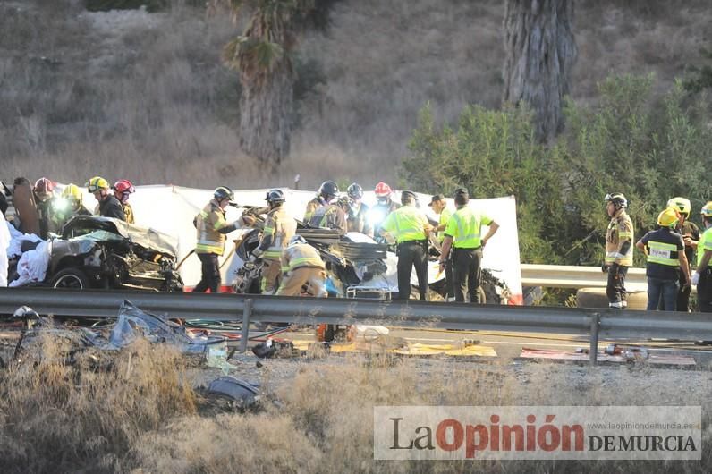 Grave accidente en Sangonera la Seca