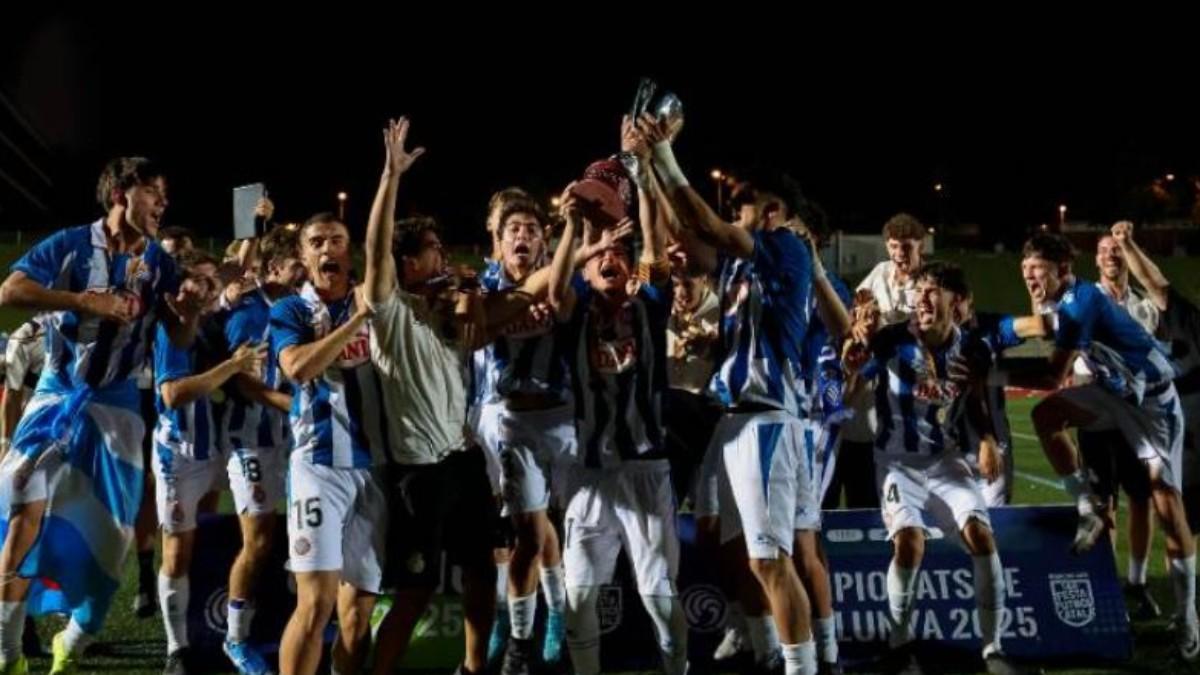 El Espanyol se proclamó campeón de la Copa Catalunya Juvenil