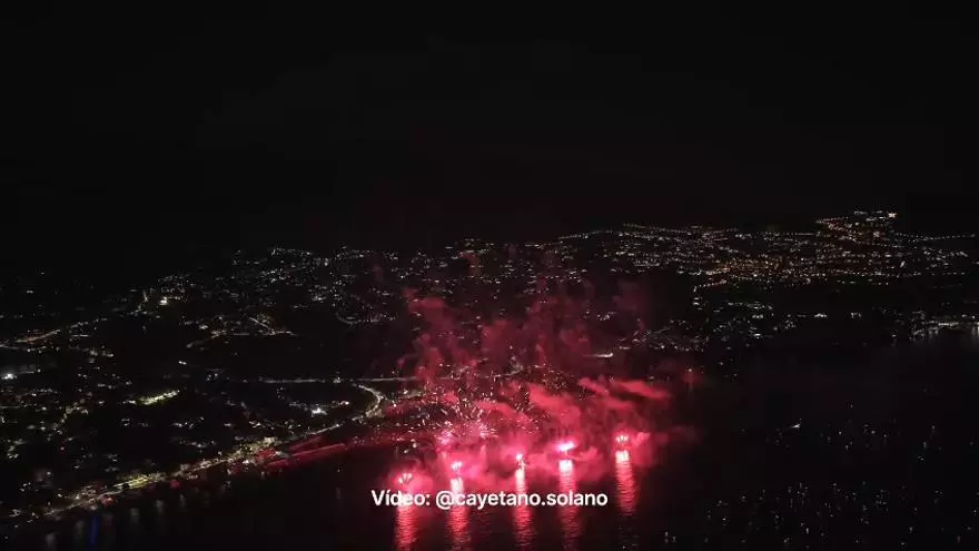 Así se vivieron los fuegos artificiales del Castell de l'Olla de Altea