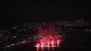 Así se vivieron los fuegos artificiales del Castell de l'Olla de Altea