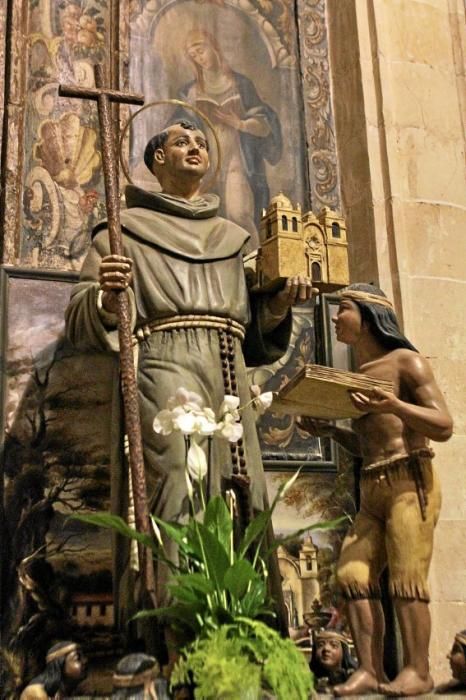 Der mallorquinische Missionar Junípero Serra gilt als Gründer Kaliforniens. Papst Franziskus sprach ihn 2015 heilig.