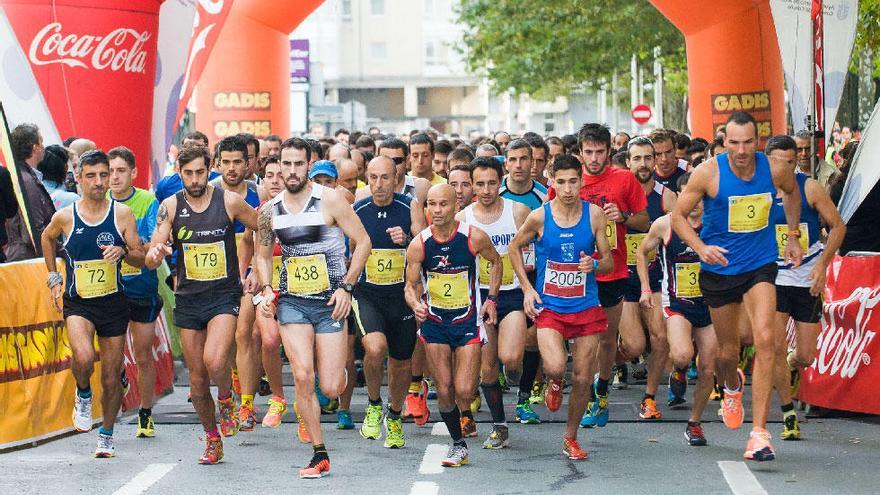 Celebración de la carrera popular Os Rosales.