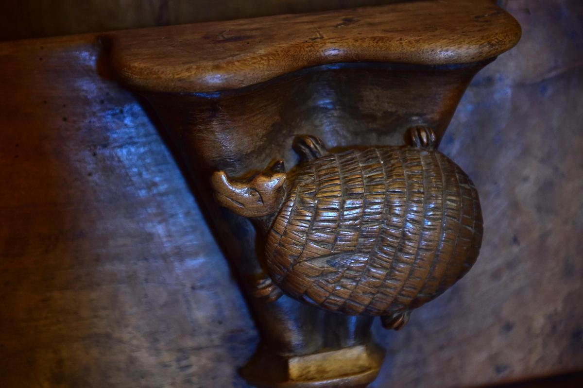 La sillería del coro del Monasterio de Yuste, al detalle