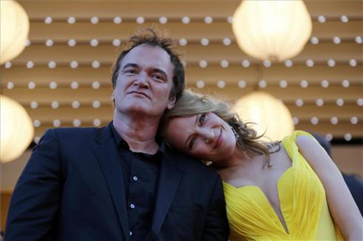 Tarantino i Thurman, al Festival de Cannes d’aquest any, al maig.