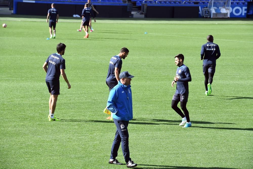 El Dépor prepara en Riazor el duelo de Anoeta