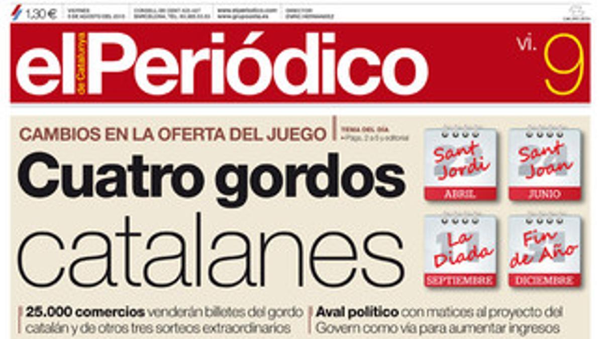 Portada Periódico 9 agosto