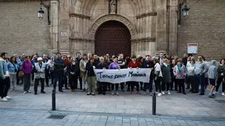 Concentración vecinal en el Gancho (Zaragoza): "Cuando un asesinato no sorprende es que algo pasa"