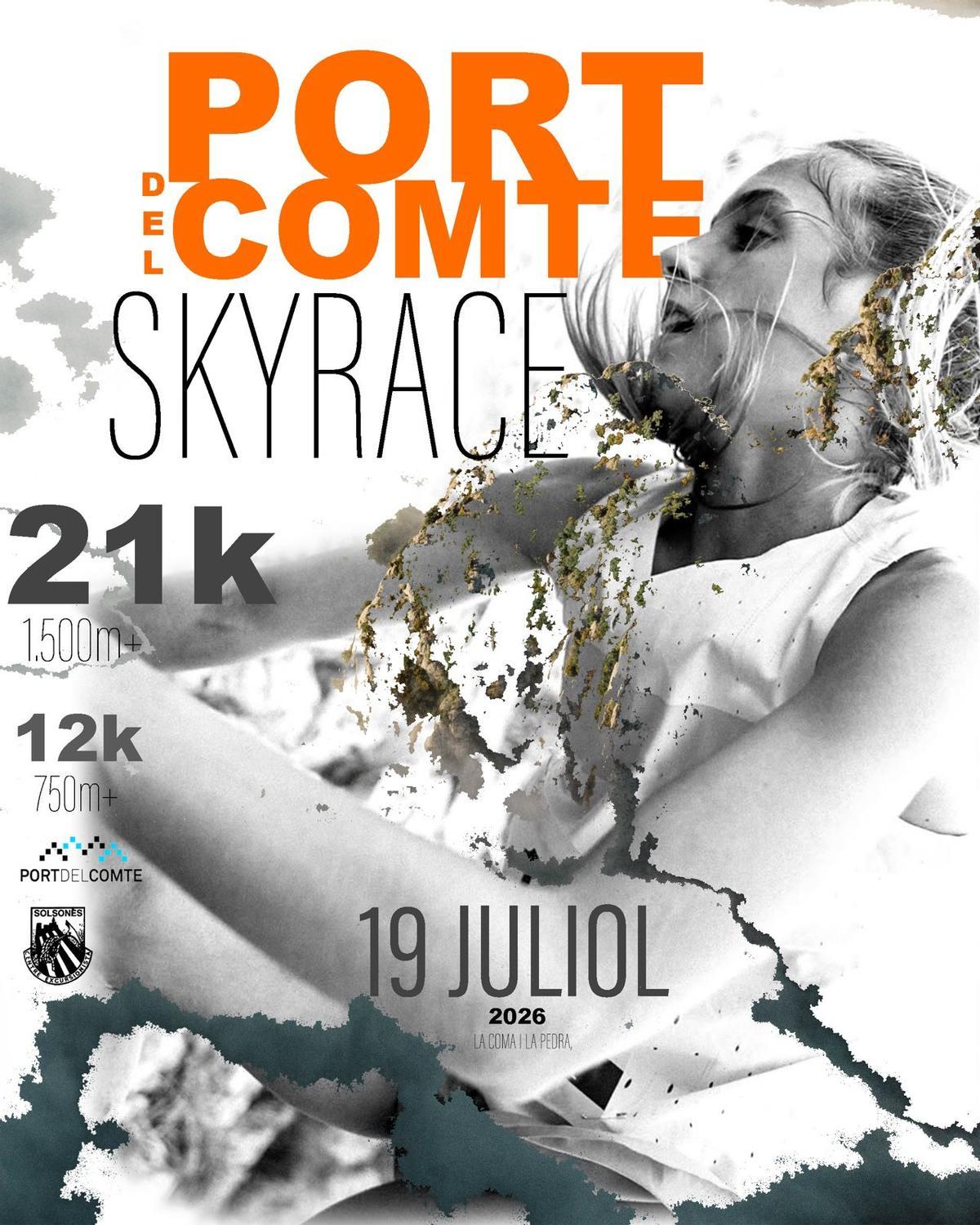 El cartell de la primera edició de la Port del Comte Skyrace