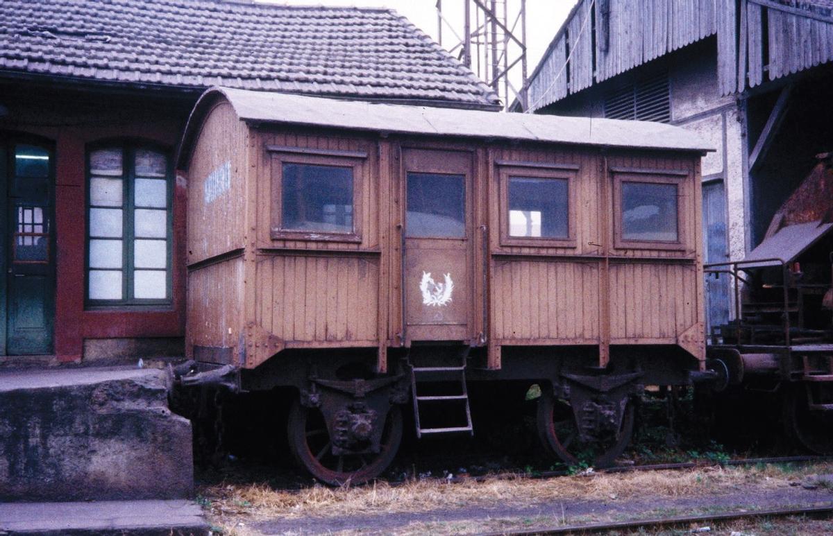 Foto histórica de la pieza, donada en los años noventa al Museo del Ferrocarril.