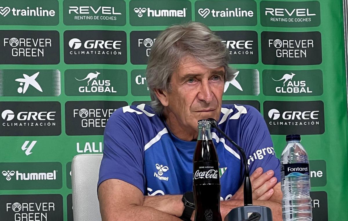 Manuel Pellegrini, en la rueda de prensa previa al Girona-Betis