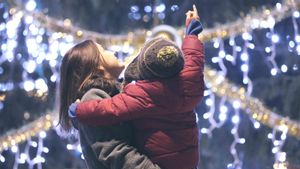 Luces de Navidad en Madrid.
