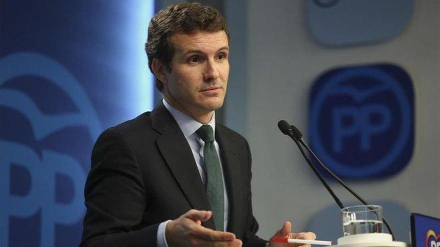 Casado: Ciudadanos puede investir a Sánchez porque &quot;no descarta&quot; pactos