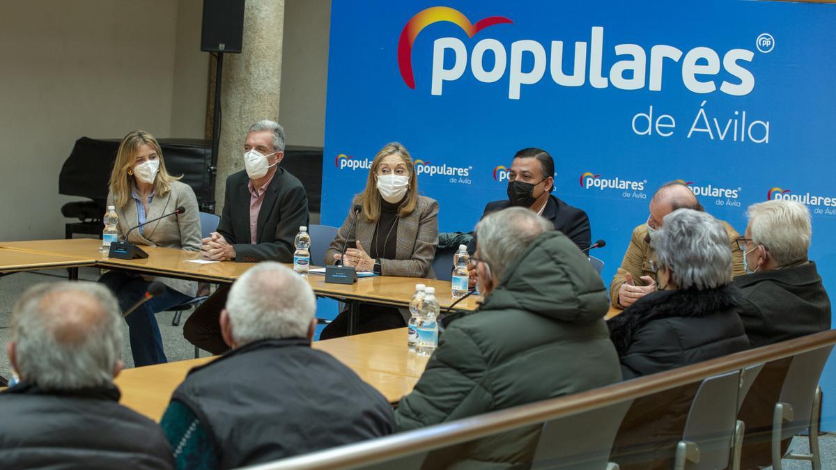 La vicesecretaria general de Política Social del Partido Popular, Ana Pastor, clausura mañana el acto que la candidatura del PP de Ávila a las Cortes de Castilla y León organiza con la Federación de Jubilados y Pensionistas de Ávila en la capital abulense