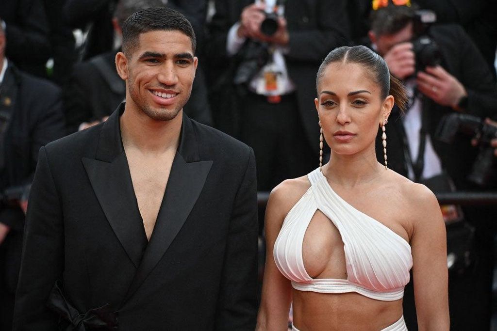 Hiba Abouk y Achraf Hakimi