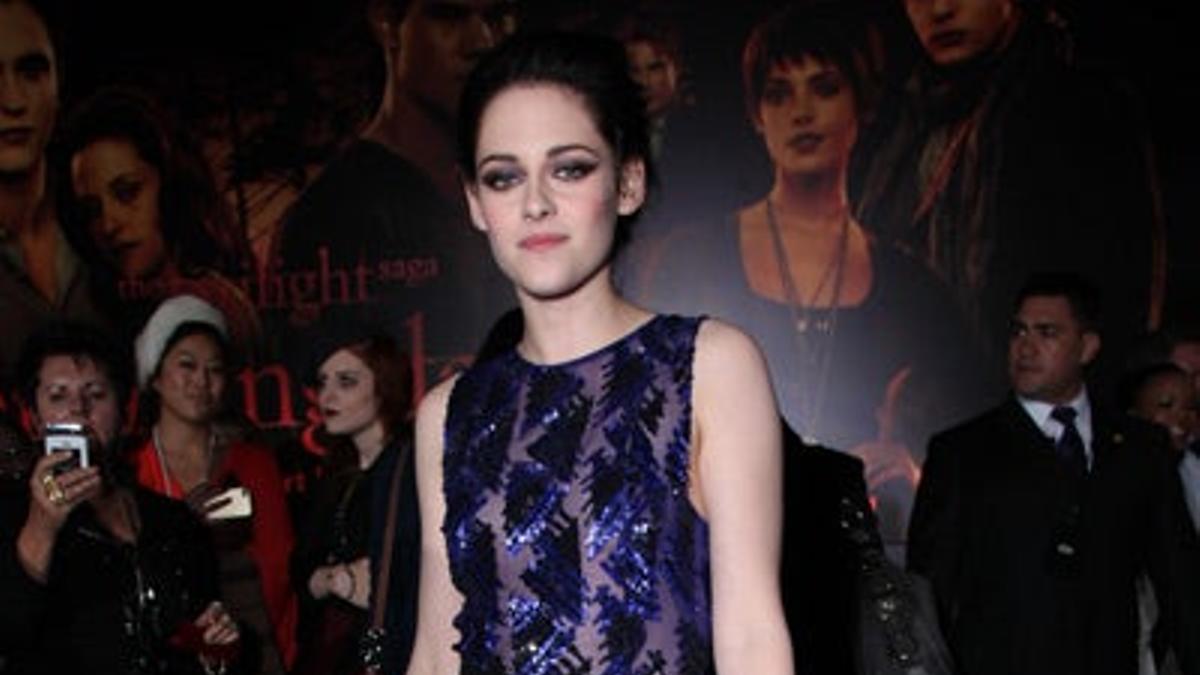 Kirsten Stewart espectacular en la premiere de &quot;Amanecer&quot;