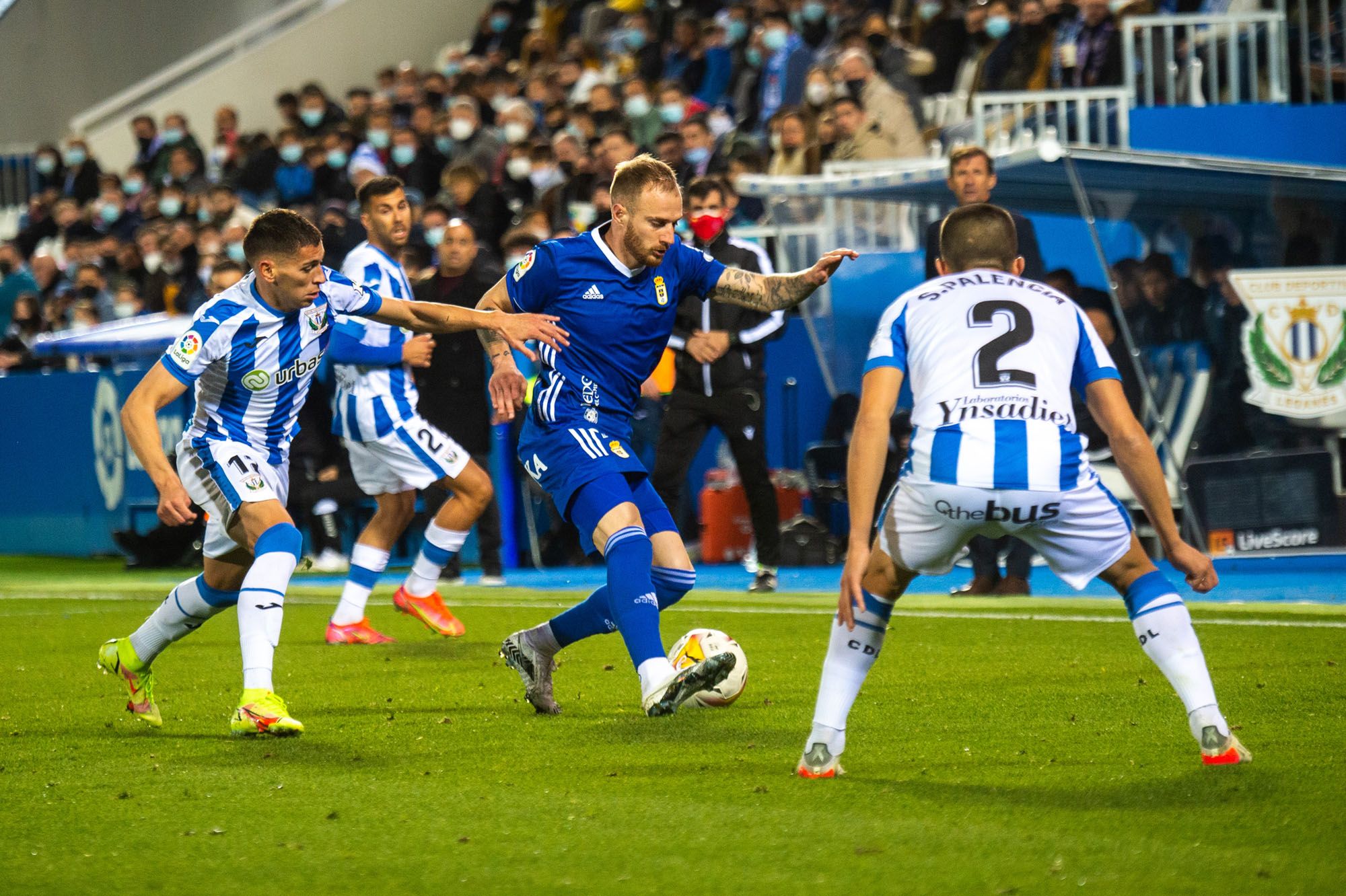 El partido del Real Oviedo en Leganés, en imágenes