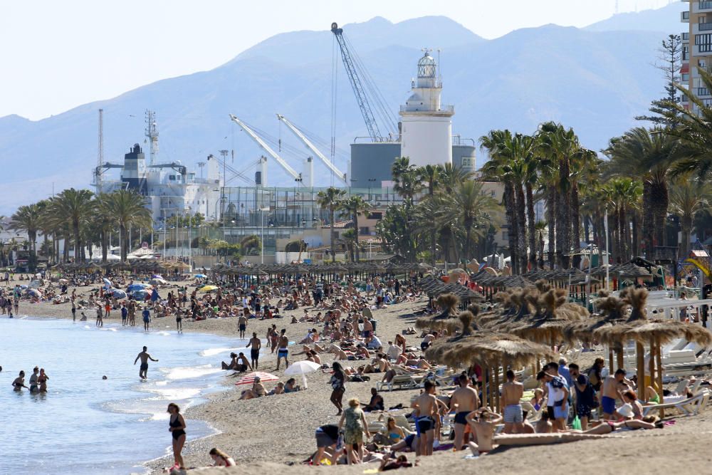 La Malagueta, como un día de verano.