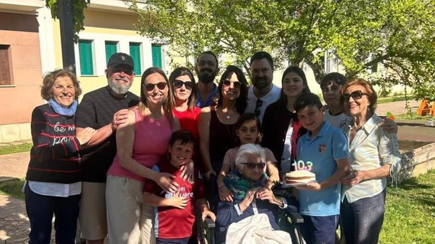 Carmen Rodríguez Novoa cumple 103 años en la residencia de Sóller y se convierte en la más longeva del centro