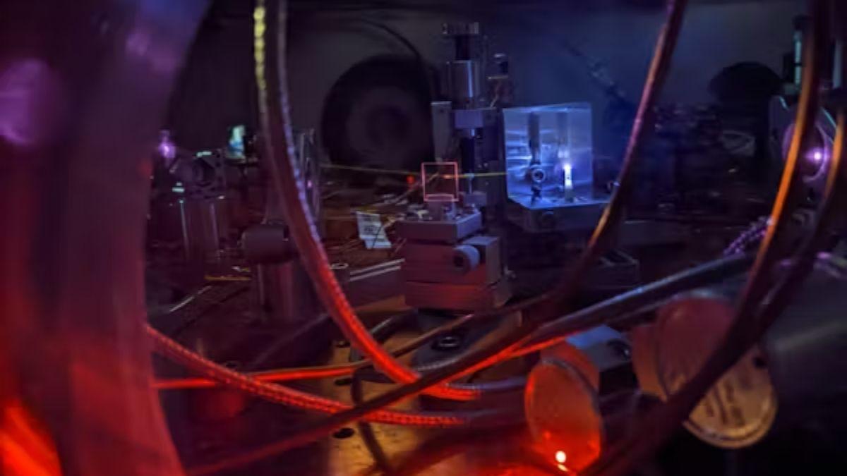Imagen del núcleo de un futuro reloj nuclear.