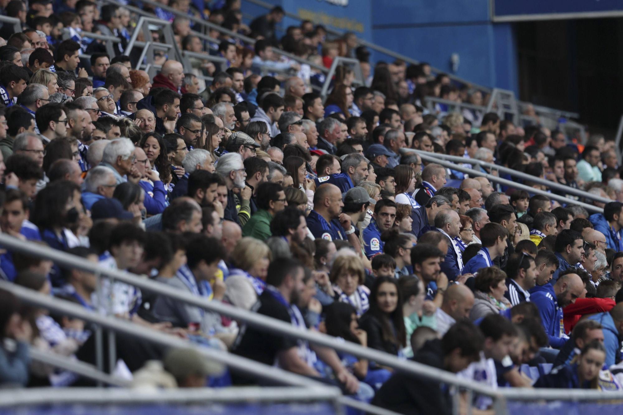 En imágenes: Así fue el partido entre el Real Oviedo y el Zaragoza en el Tartiere