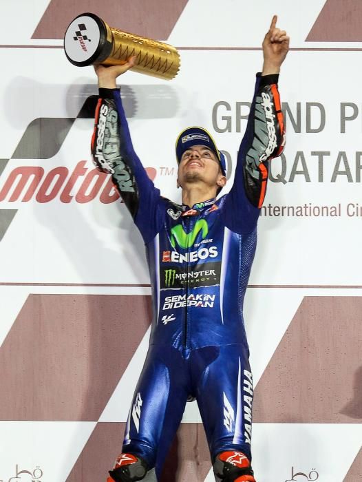 Maverick Viñales comença guanyant a Qatar