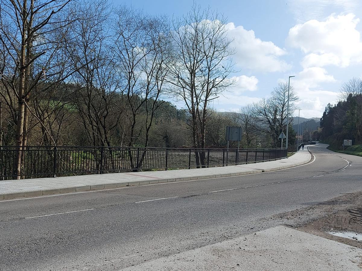 Vista de uno de los tramos de la nueva senda.
