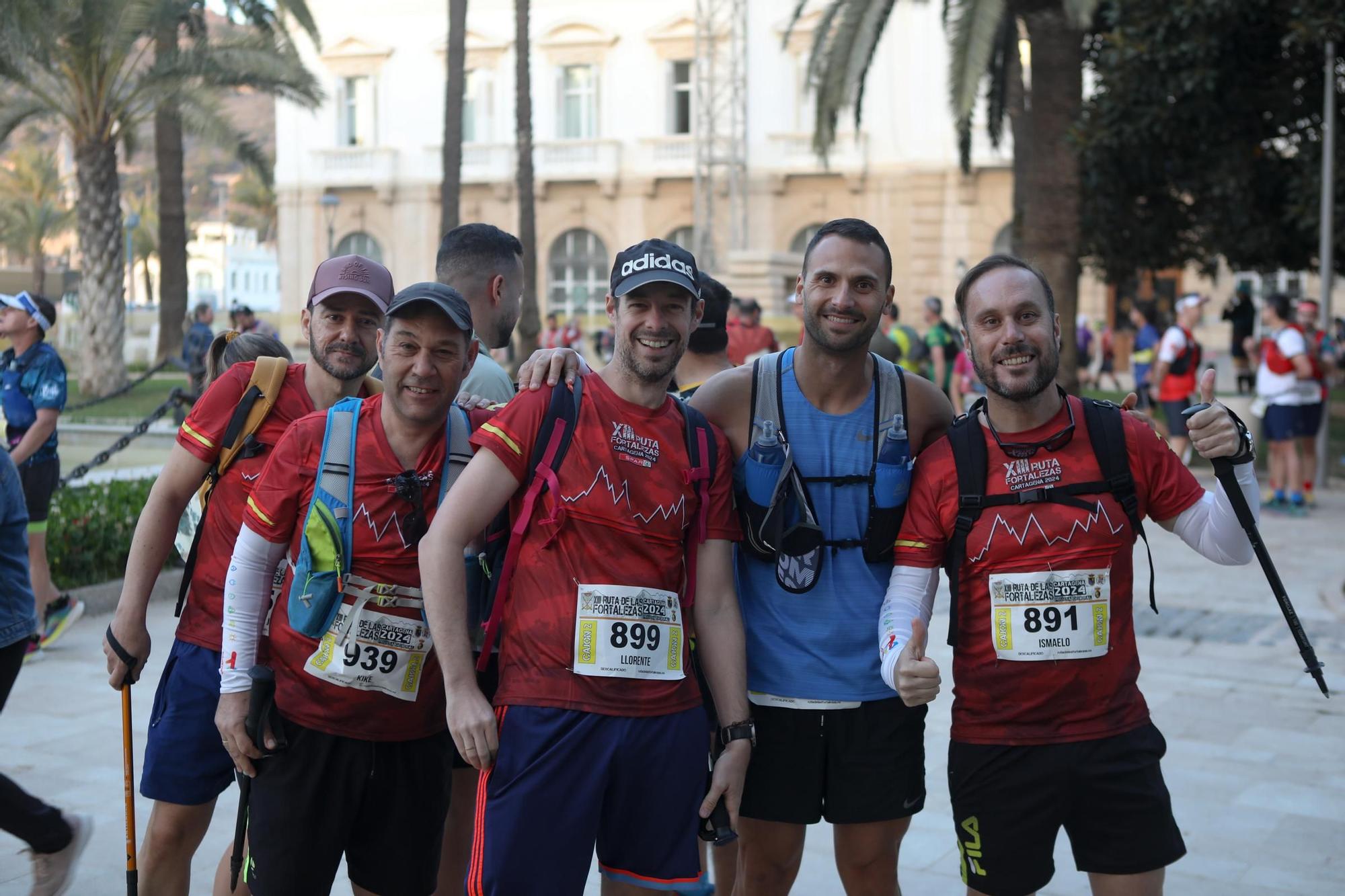 Ambiente y salida de la Ruta de las Fortalezas en Cartagena