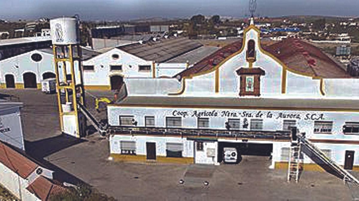 Instalaciones de la Cooperativa Agrícola Nuestra Señora de la Aurora en Montilla.