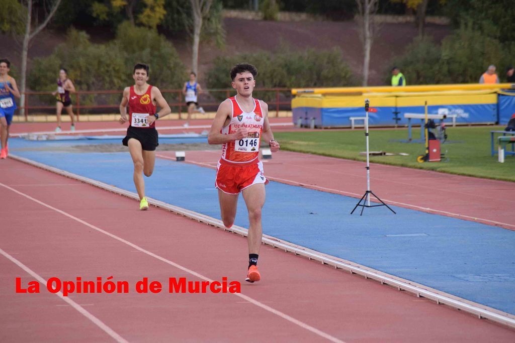 Regional absoluto y sub-23 de atletismo en Lorca