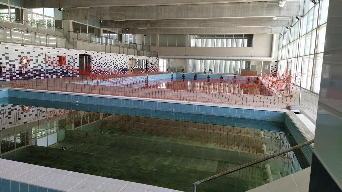 Situación actual de la piscina de Tavernes, en imágenes
